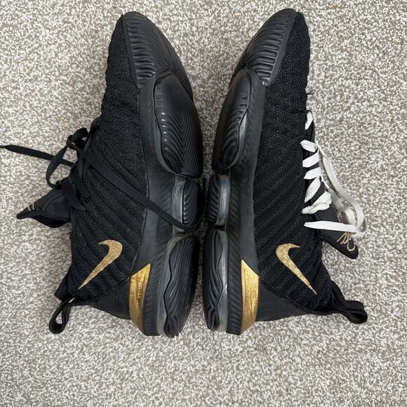 Men\'s Nike Black & Gold LeBron 16 I\'m King Basketball Shoes Size 11 BQ5969-007 main image 15